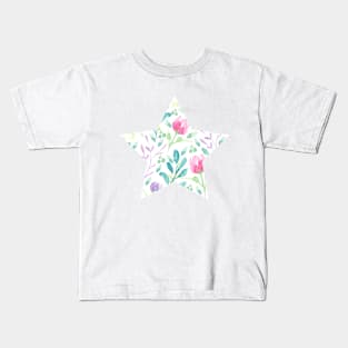 Dainty Florals | Watercolor | Pattern Kids T-Shirt